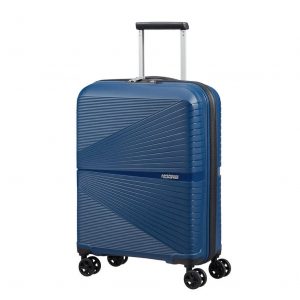 Kõvakohver 55 cm, 8-rattaline, sinine (Midnight Navy) TSA koodlukk, American Tourister Airconic