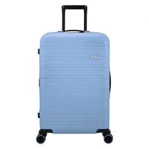 Kõvakohver 67 cm, 8-rattaline, helesinine (Pastel Blue), laiendatav, TSA koodlukk, American Tourister Novastream