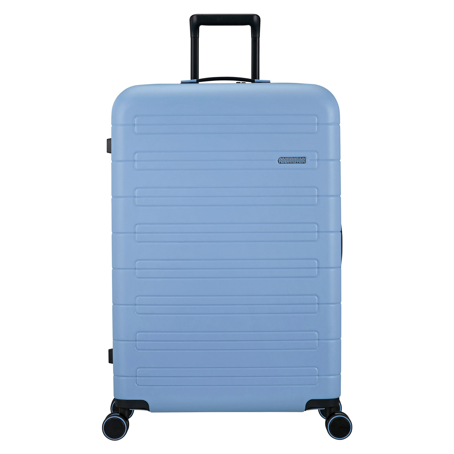 american tourister novastream 77 helesinine kõvakohver reisikohver suur kohver
