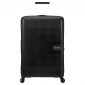 Kõvakohver 77 cm, 8-rattaline, must, laiendatav, TSA koodlukk, American Tourister AeroStep