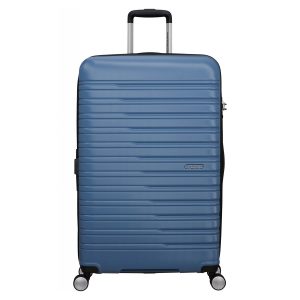 Kõvakohver 78 cm, 8-rattaline, sinine (Coronet Blue), laiendatav, TSA koodlukk, American Tourister Flashline