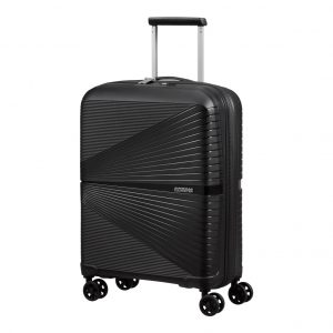 Kõvakohver 55 cm, 8-rattaline, must (Onyx Black), TSA koodlukk, American Tourister Airconic