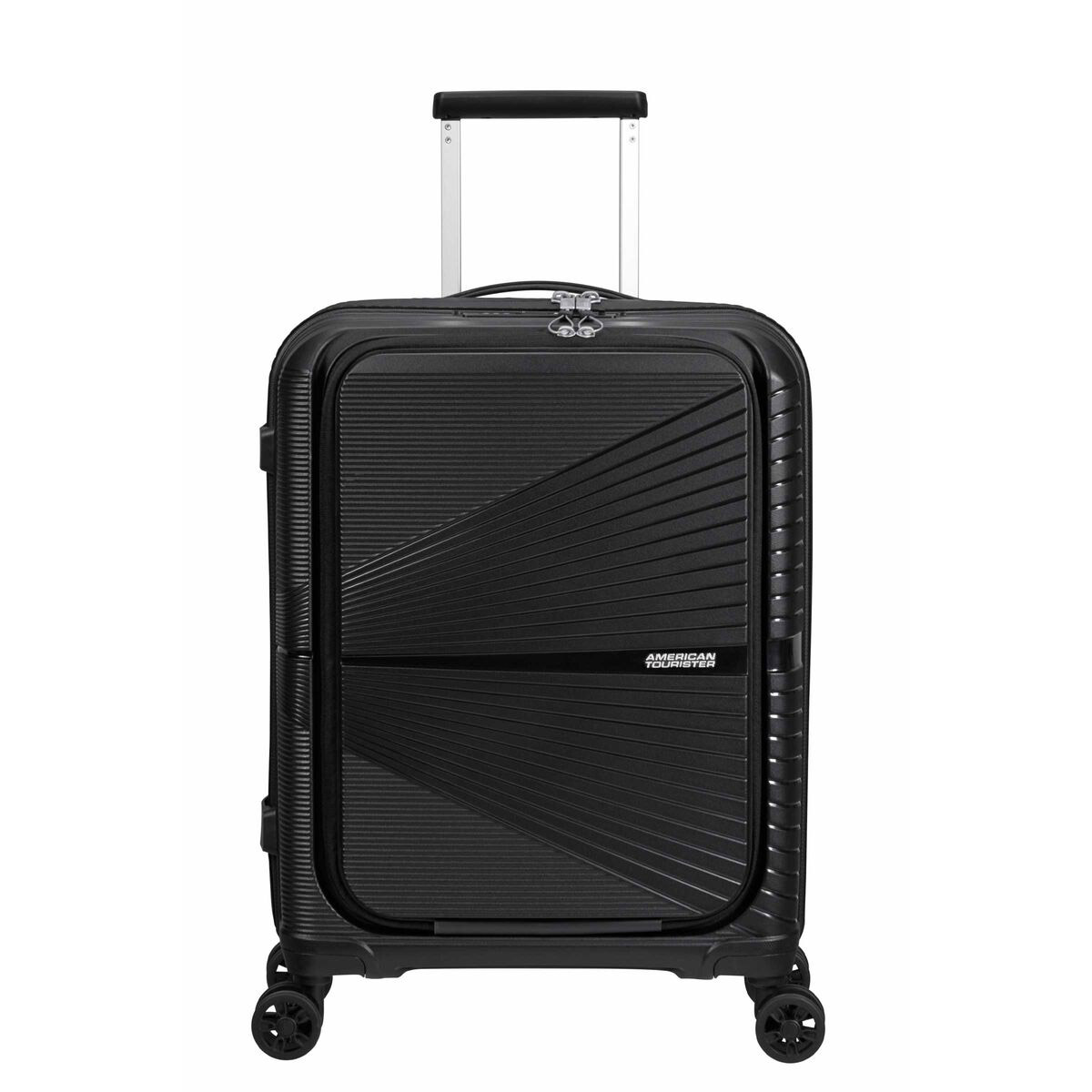 sülearvuti taskuga sahtliga käsipagasi kohver airconic frontloader american tourister 55 cm