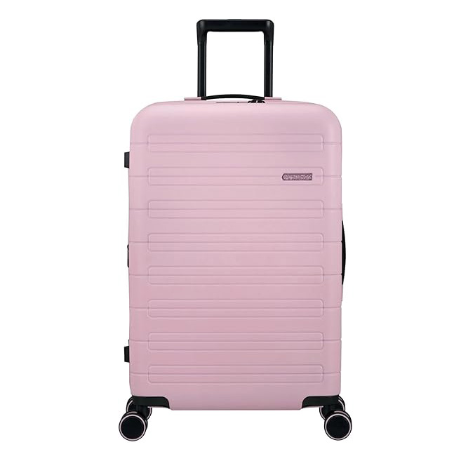 roosa kohver suur kõvakohver reisikohver american tourister novastream